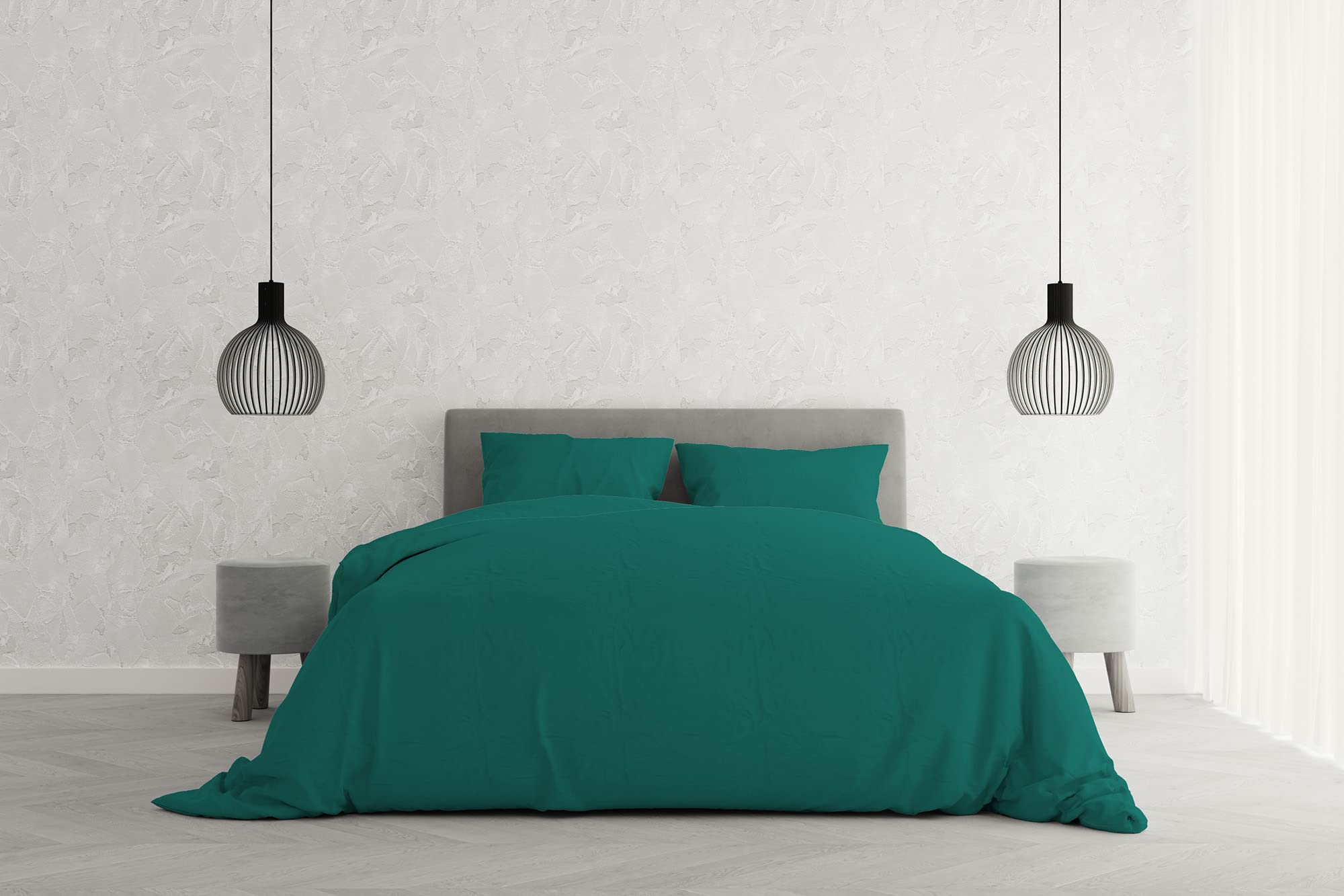 Elegant duvet cover set,water green,double