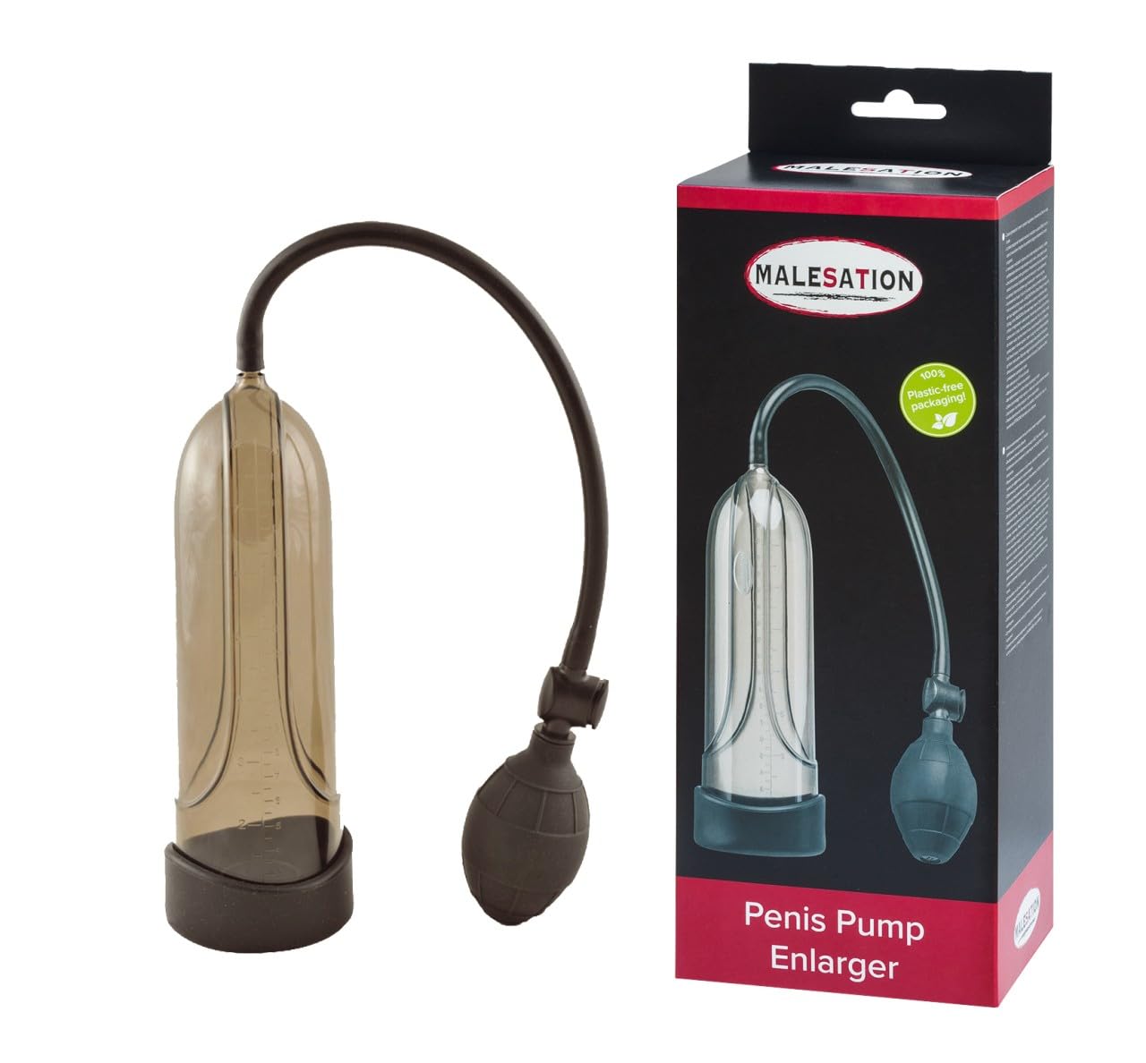 MALESATION Enlarger Penis Pump Black 21 cm