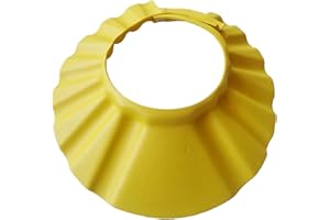 Baby Shower Cap Soft EVA Shampoo Hat Eyes Ears Protections Soft Adjustable for Infant Adjustable Bath Cover to Keep Water Out