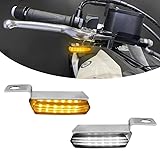 Mini LED Turn Signals Motorcycle Front Sequential