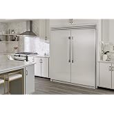 frigidaireusa PROFESSIONAL Stainless Steel Refrigerator Freezer Combo &amp; Trim FPRU19F8WF FPFU19F8WF TRMKTEZ2LV79
