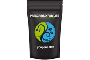 Prescribed For Life Lycopene Powder 10% | Lycopene Supplements for Men | Rich in Antioxidants | Vegan, Gluten Free, Non GMO (12 oz / 340 g)
