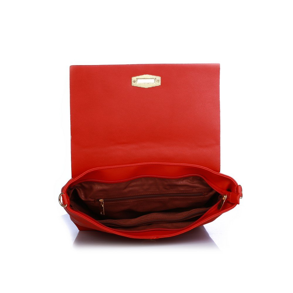 caprese bonnie women's satchel (coral)