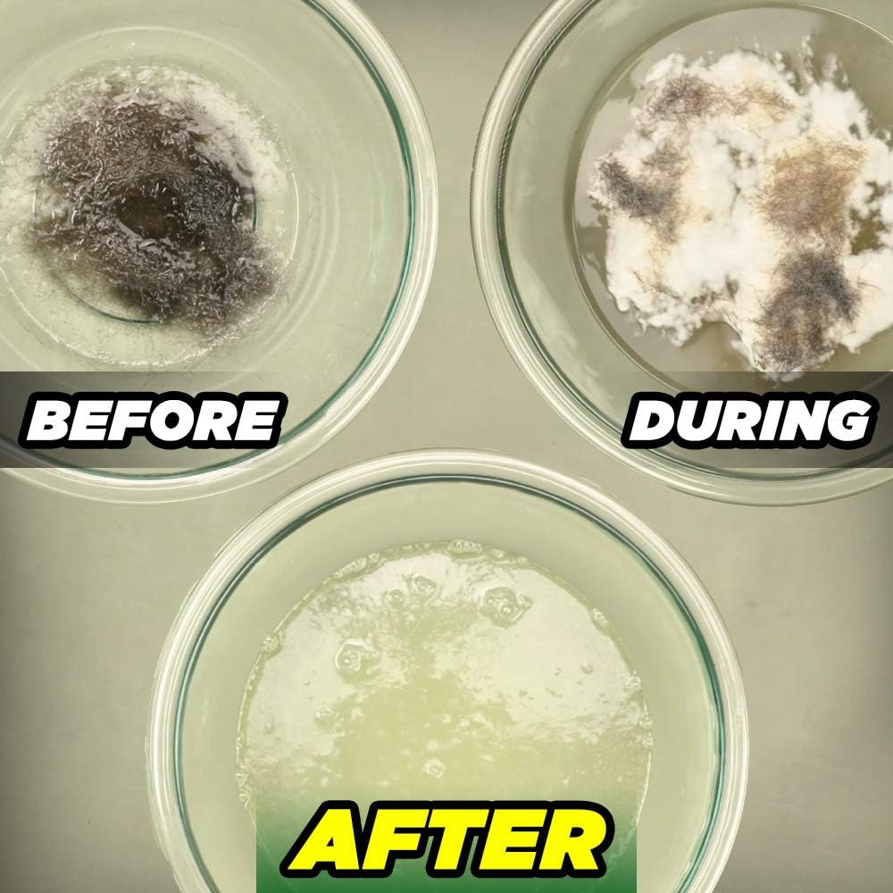 Liquid Clog Remover By Green Gobbler - Drain, Toilet Clog Remover, DISSOLVE Hair & Grease From Clogged Toilets, Sinks And Drains - Drain Cleaner, Works Within Minutes - 1 Gallon: Garden & Outdoor