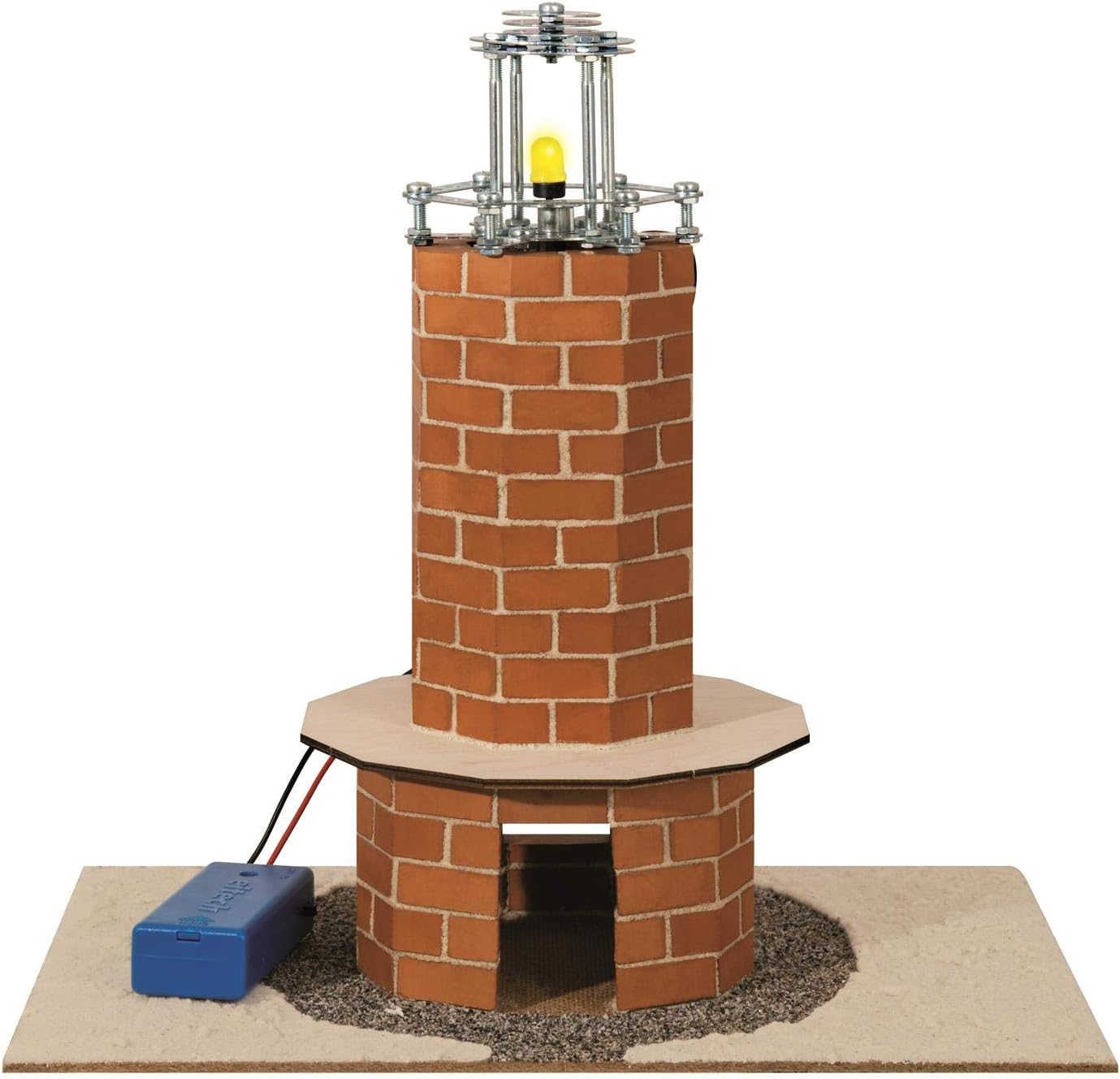 Teifoc Coast Lighthouse Stone Construction Kit TEI4350, Multi-coloured