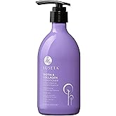 Luseta Biotin & Collagen Conditioner Thickening for Hair Loss, 16.9oz Biotin Hair Conditioner for Hair Growth - Infused with Argan Oil to Repair Damaged Dry Hair - Sulfate Free Paraben Free