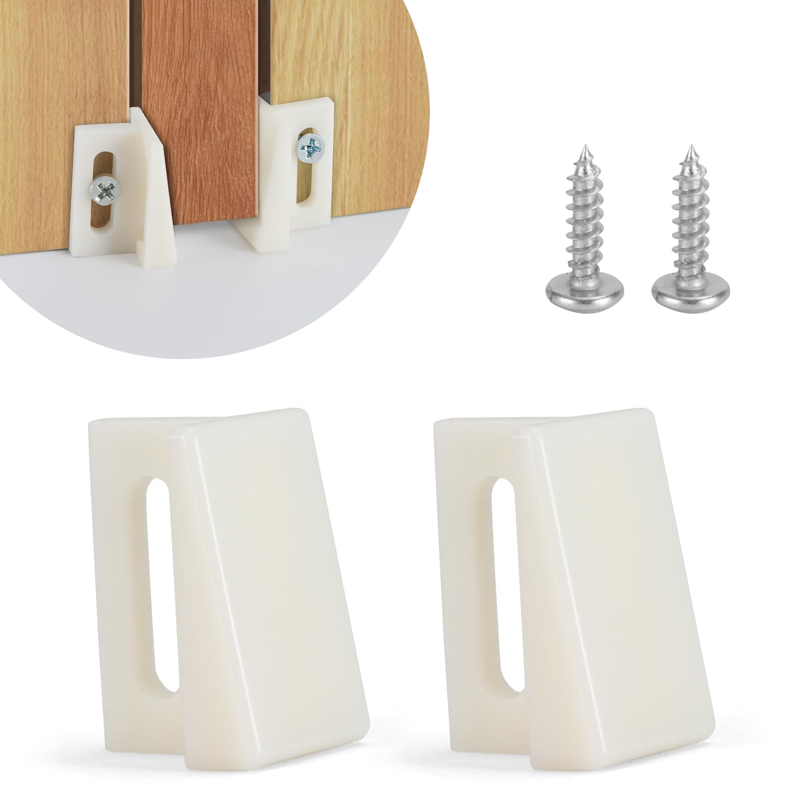 Photo 1 of 10 Pack Pocket Door Guide Bottom,Sliding Door Guide, 1.125 Inch,Jamb Mounted.