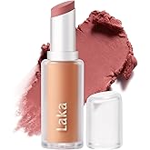 Laka Bulky Matte Lipstick, 4g/0.14oz., Long Wear, Non-Drying Lip Stain Stick with High Pigmentation, Voluminous Lips, K-Beauty (#401 Low Pink)