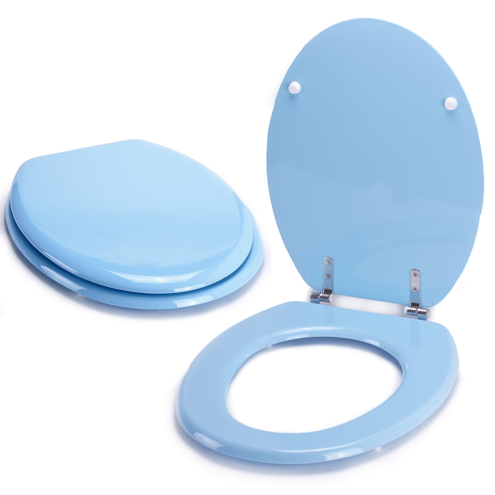 MSV Toilet Seat, Light Blue