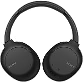 Sony Noise Canceling Headphones WHCH710N: Wireless Bluetooth Over The Ear Headset with Mic for Phone-Call and Alexa Voice Control, Black