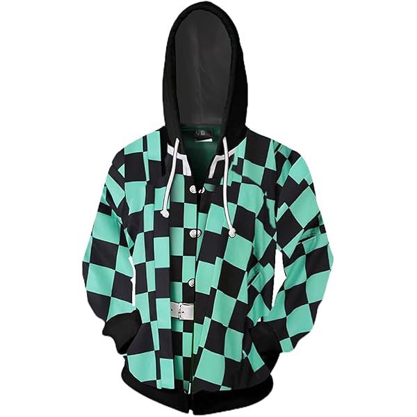 Xinchangda MHA Hoodie, Anime Bakugo Katsuki 3D Print Pattern Pullover Hooded Sweatshirt MHA Long