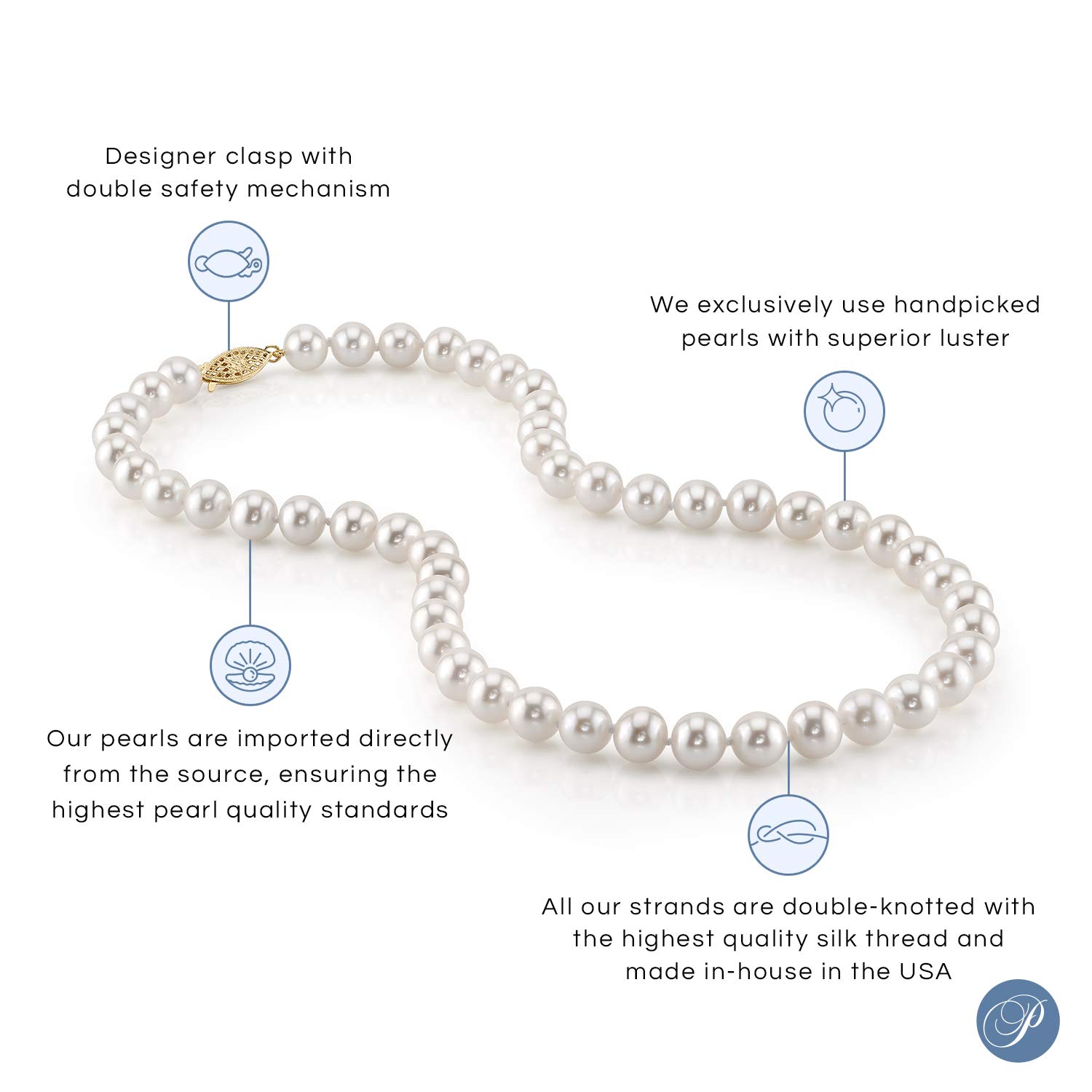 Pearl Necklace with Freshwater Pearls 