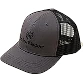 Smith & Wesson Officially Licensed Men's Trucker Hat, Classic S&W Embroidered Logo, Mid-Profile Baseball Cap