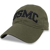 Armed Forces Gear US Marine Corps Arch Twill Hat (Olive)