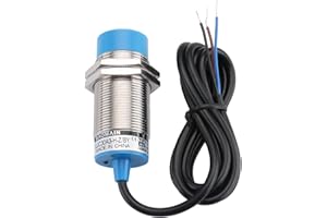 Baomain 1-15mm Capacitance Proximity Switch, DC 10-30V 200mA, PNP NO 3-Wire, M30 Detector Sensor Switch LJC30A3-H-Z/BY