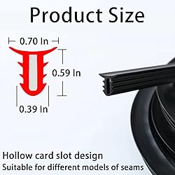 AUCELI Car Dashboard Seal Strip, Auto Windshield
