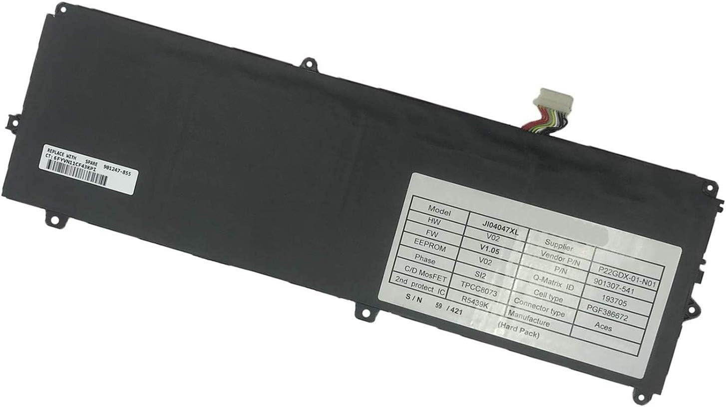 JI04XL HSTNN-UB7E 901307-541 901247-855 JI04047XL Laptop Battery Replacement for Hp Elite X2 1012 G2 Elite X2 1012 G2-1LV76EA Series (7.7V 47.04Wh 6110mAh) - Image 3