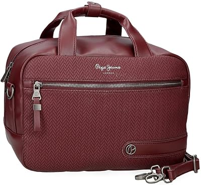 Sprig Trousse de Toilette Adaptable avec bandoulière Rouge 31 x 21 x 15 cm Cuir synthétique by Joumma Bags, Rouge, Talla única, Trousse de Toilette Adaptable avec bandoulière