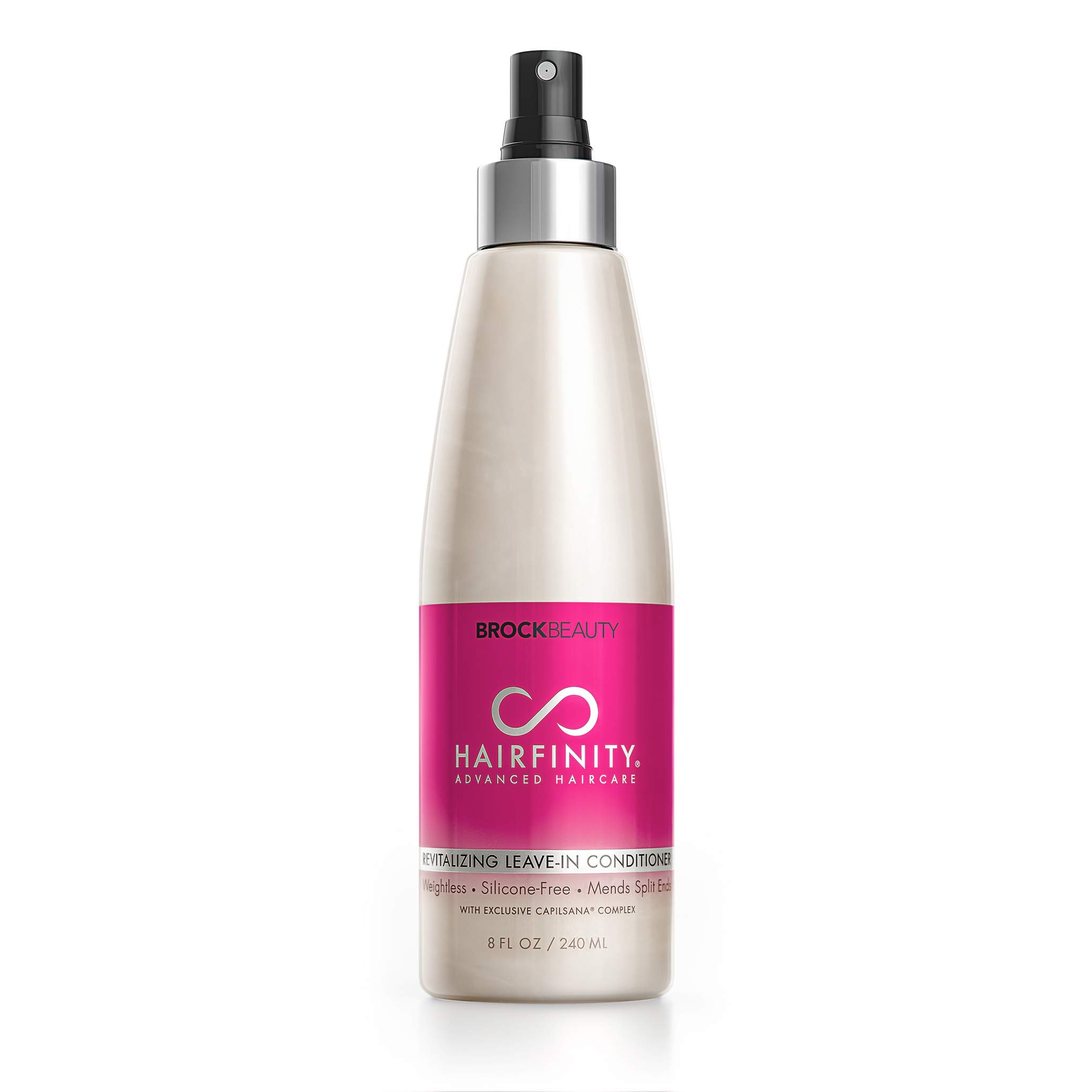 Photo 1 of Hairfinity Revitalizing Leave In Conditioner - Biotin Growth Treatment for Dry, Damaged Hair and Scalp - Silicone Free Heat Protection Formula Mends Split Ends with Quinoa and Jojoba Oil 8 oz