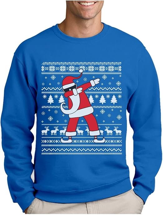 Pull De Noel Homme Dab Pere Noel Hip Hop Cool Sweatshirt Homme Amazon Fr Vetements Et Accessoires