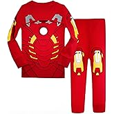N'aix Little Boys Cotton Pajamas Kid`s Cartoon Sleepwears Pjs 2 Piece Set (LIM, 7T)