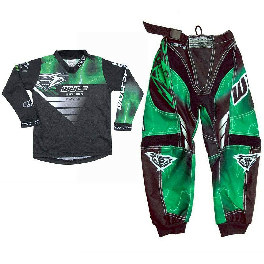 Combinaison Motocross Enfant Wulfsport - Modèle LT PW CAMO Rouge, Unisexe