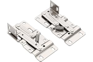 Furniware 1 Pair Tip Out Tray Hinges, Standard Sink Hinges for Sink-Front Drawer, Steel
