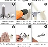 Northern Brothers Chrome Door Stopper Heavy Duty 6 Pack view 6