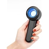 IBOOLO DE-3100 PRO Polarized No-Polarized and 365nm UV Light Dermatoscope, Handheld Portable Professional dermatoscopy