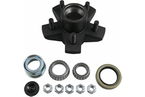 MGUOTP Replacement for Genuine Dexter 5x4.75 Hub with 3500# Bearing Kit 8-248 Trailer Idler Axle