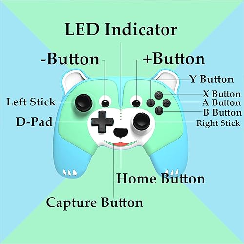 Home Button Nintendo Switch Controller Light Up Led Nintendo