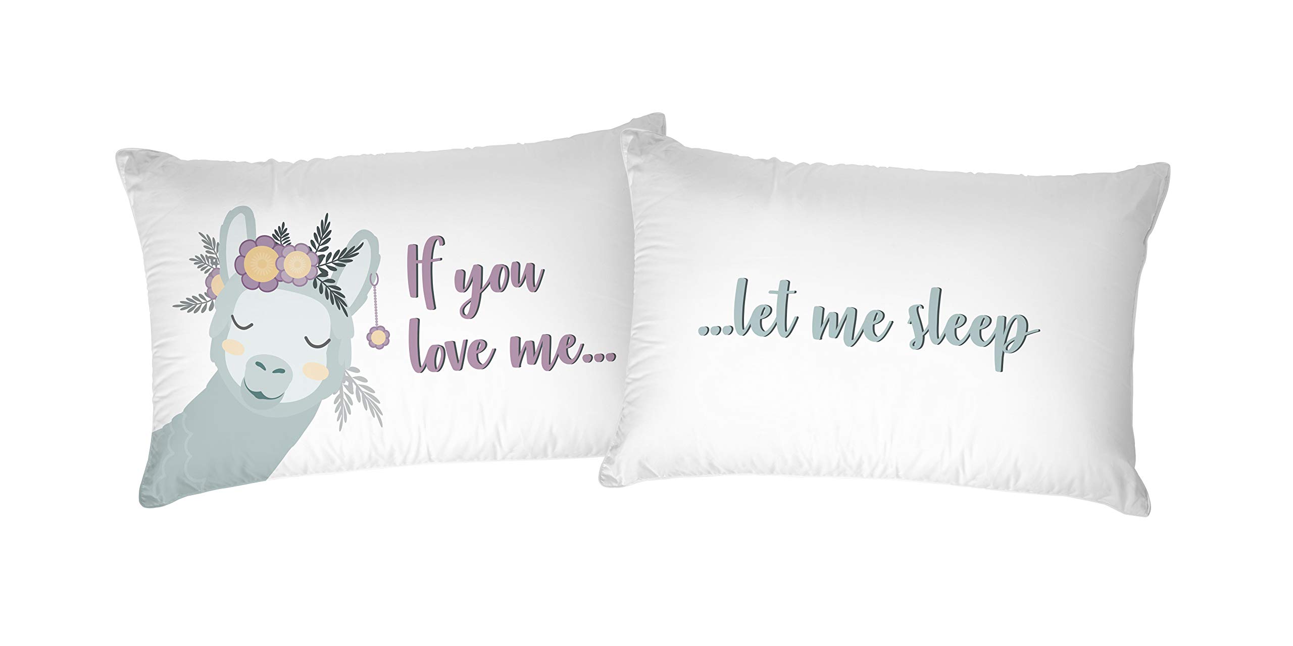 Italian Bed Linen Pair Digital Print Pillowcases, Cotton, Printed-21, 52 x 82 cm — image 1