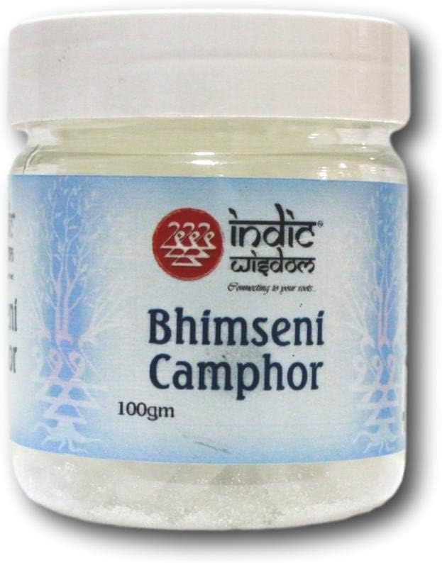 IndicWisdom Bhimseni Camphor, White (100 g)