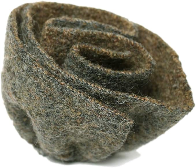 Amazon Co Jp フランスブランド Rachel Ge Paris ラシェル ジェ パリ ウール100 フラワー ブローチ Made In France カーキ 服 ファッション小物