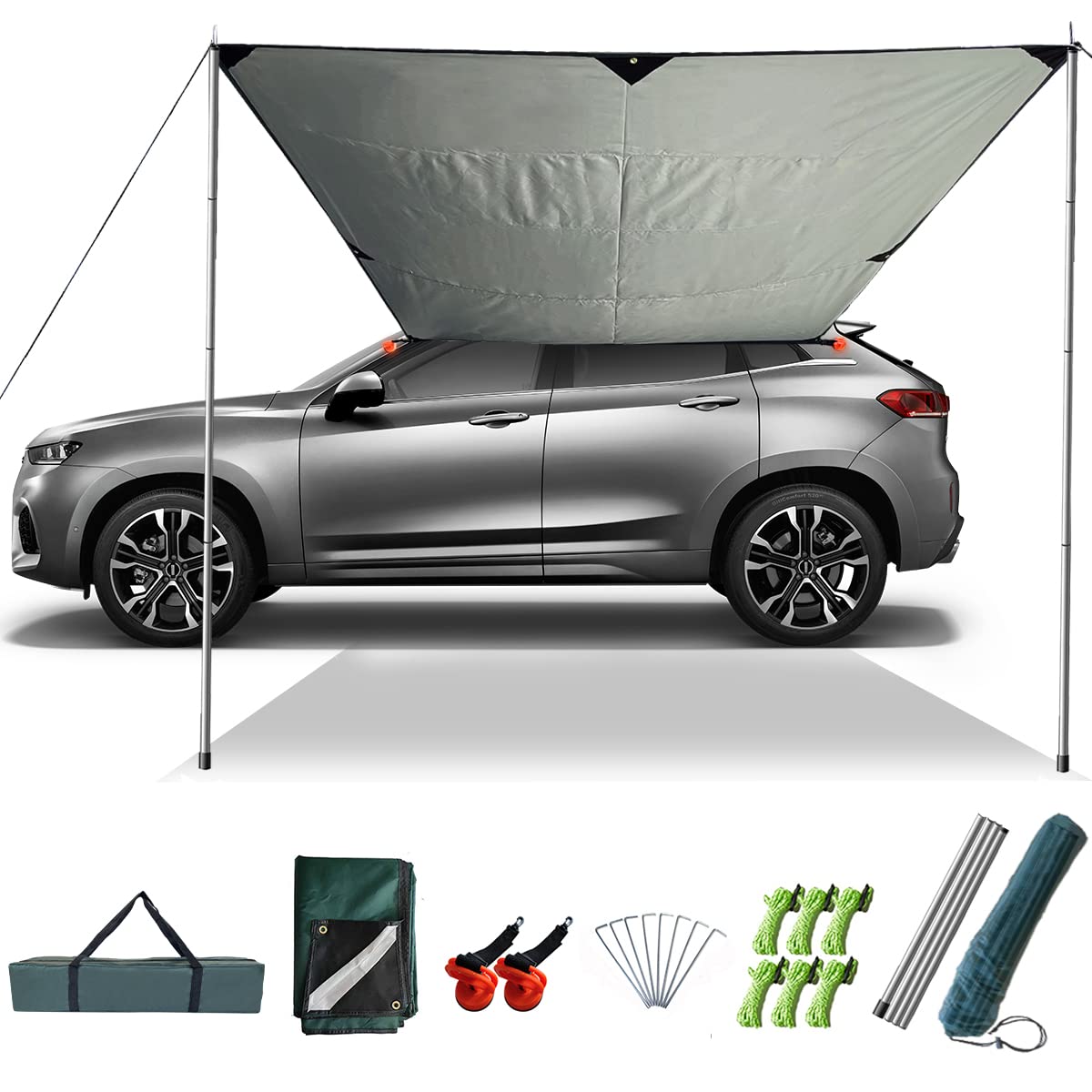 Photo 1 of (dimensions not listed) Slan Arrow Versatility Car Awning Camping Car Tail Tent Waterproof Shed 210D