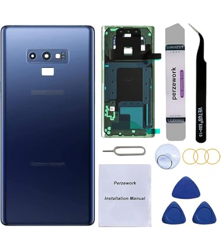 Amazon.com: Galaxy Note 9 Back Glass Cover Replacement Housing