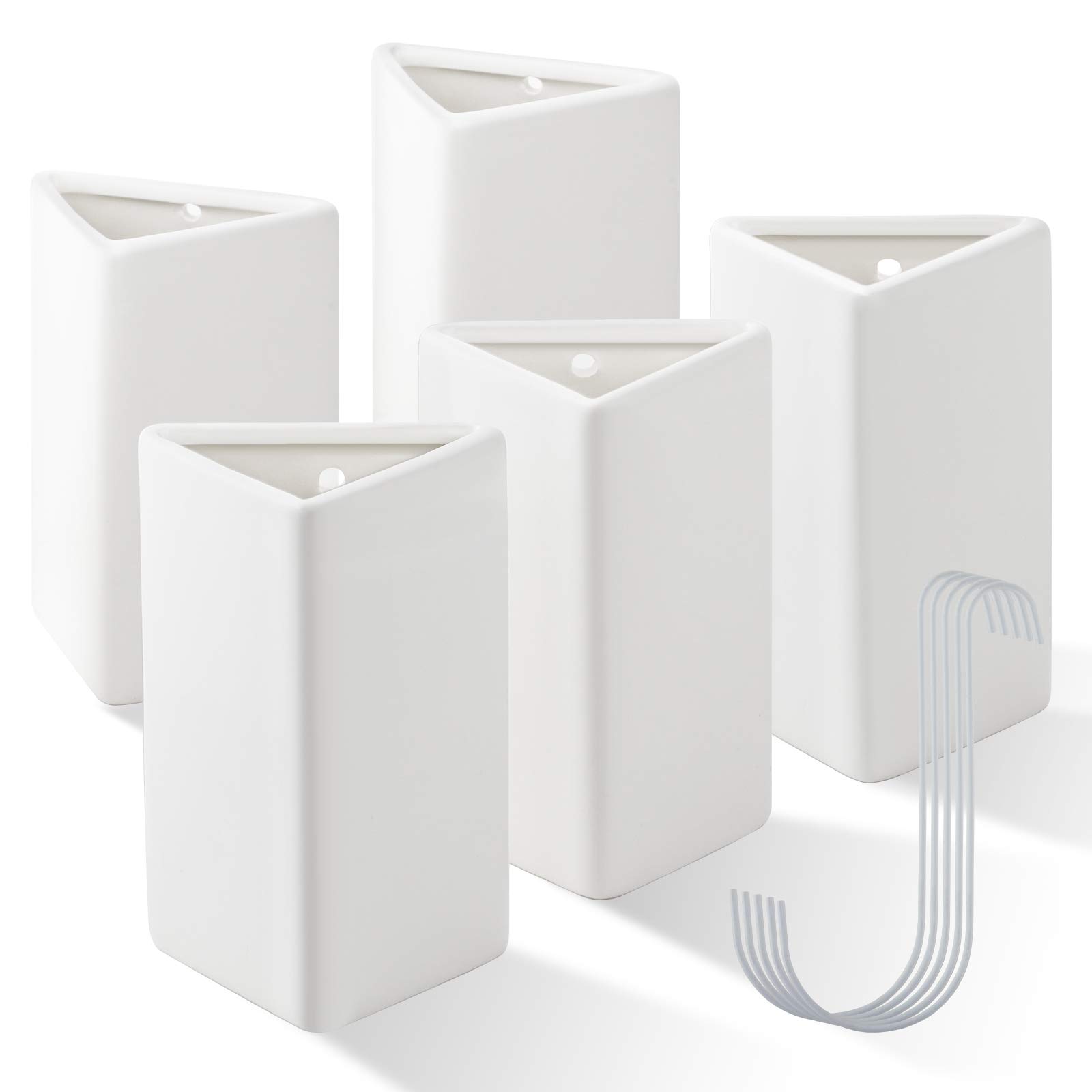 GeeRic Radiator Humidifier, Ceramic Water Evaporator for Humidifying the Ambient Air, Heating Triangle Heating, Five Pieces (Contains 5 Hooks)