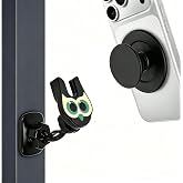 TDTOK Magnetic Gym Phone Holder for PopSockets, Strong Base Magnetic Mount for Gym, Golf Cart and Any Metal Surface