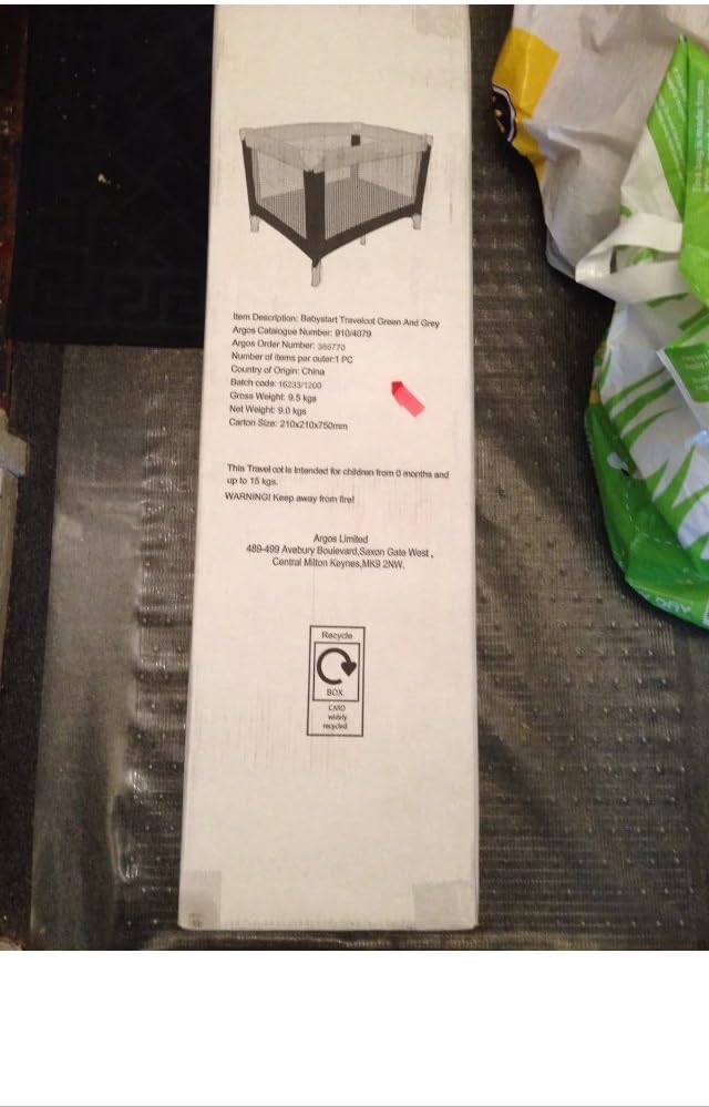 argos babystart travel cot