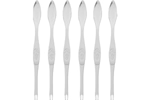 DOITOOL Stainless Steel Crab Needle Fork and Spoon Tool for Seafood Shellfish Crab Eating at Home and Restaurant 6.4 Inch Pic