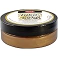 Viva Decor Inka Gold Gilding Wax2.3 oz (Golden Brown) - Wax-Based Metallic Polishing Paste. Quick-Drying Metal Shine, High Gloss Effects for DIY. Decor Paste for Wood, Clay & Terracotta