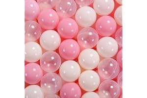 GUESVOT Ball Pit Balls Plastic Balls for Ball Pit Phathalate Free BPA Free Plastic Balls 100pcs 2.2" Set for Toddlers for Play Tent Tunnel