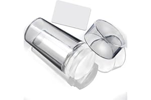 QIVORIMITH French Tip Tool,Nail Art Stamper Kit for DIY together,Home Manicure Starter Tool Salon(2 PCS)