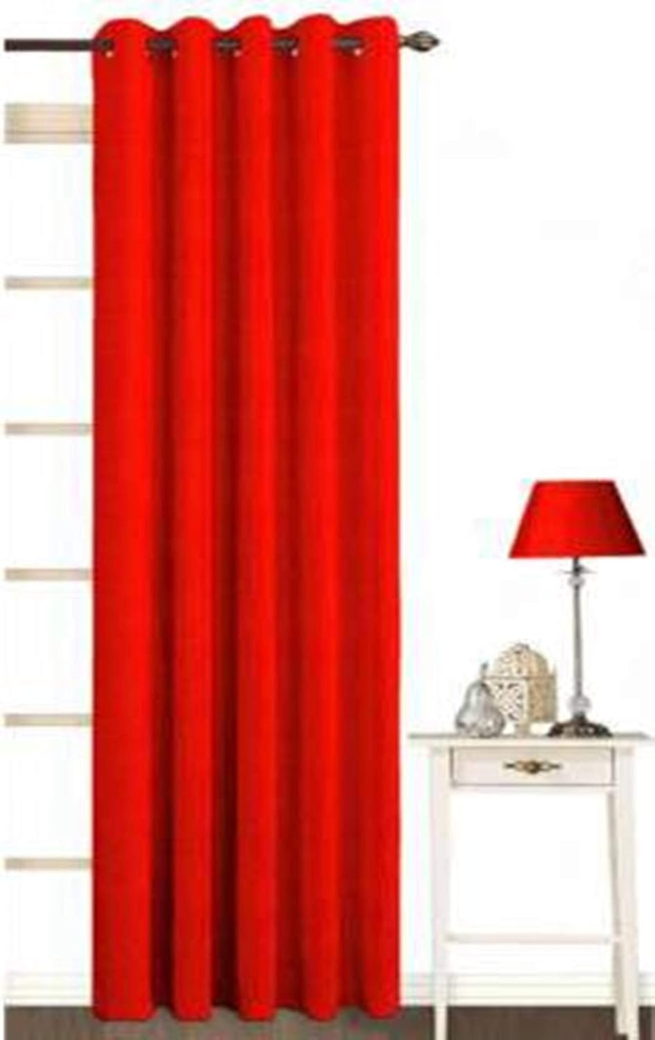 Buy Curtain_red_8F_1pc Online at Low Prices in India Amazon.in