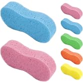 Wevdn 2 PCS Car Wash Sponges, Automotive Large Cleaning Sponges with Vacuum Compressed Packing, Multi-Purpose Washing Sponge Pad for Car Motorcycle Kitchen, Car Accessories