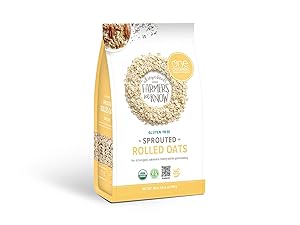 One Degree Organic Foods Gluten-Free Sprouted Rolled Oats, 24 Ounces (4 Packs)