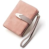 TOPKULL Wallets for Women Rfid Small Compact Bifold short Wallet,Ladies Wristlet Zipper Coin Purse