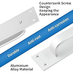 Jiozermi 2 Pack Sliding Barn Door Handle, 7.9 Inch