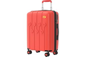 MGOB Carry on Luggage 22 X 14 X 9 Airline Approved Suitcase with TSA Lock,20 Inch Travel Suitcase Lightweight with Spinner wheels And Hardside Luggage Airline Approved Carry on Suitcase(Red)