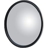 RETRAC 610148 5-Inch Stainless Steel Center-Mount Convex Mirror Head with J-Bracket, Universal Driver or Passenger Side